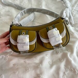 Green Citron New Coach Bag with tags